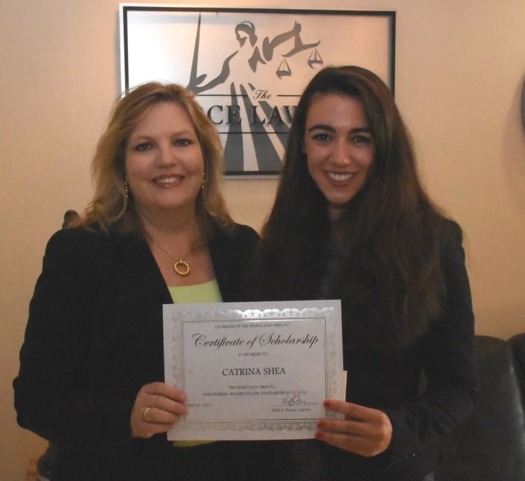 Catrina Shea of Villanova Law School Awarded The Pearce Law Firm