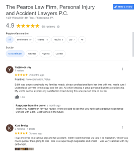 Personal Injury Lawyer Reviews