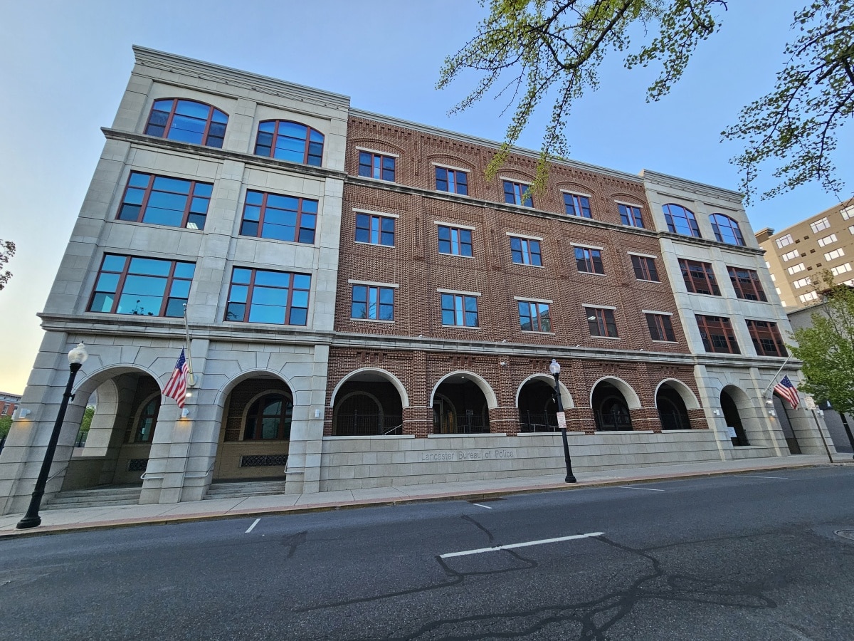 Lancaster City Police Department headquarters in Lancaster PA