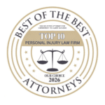 Best of the Best Attorneys Top 10 Personal Injury Law Firm 2026 Badge